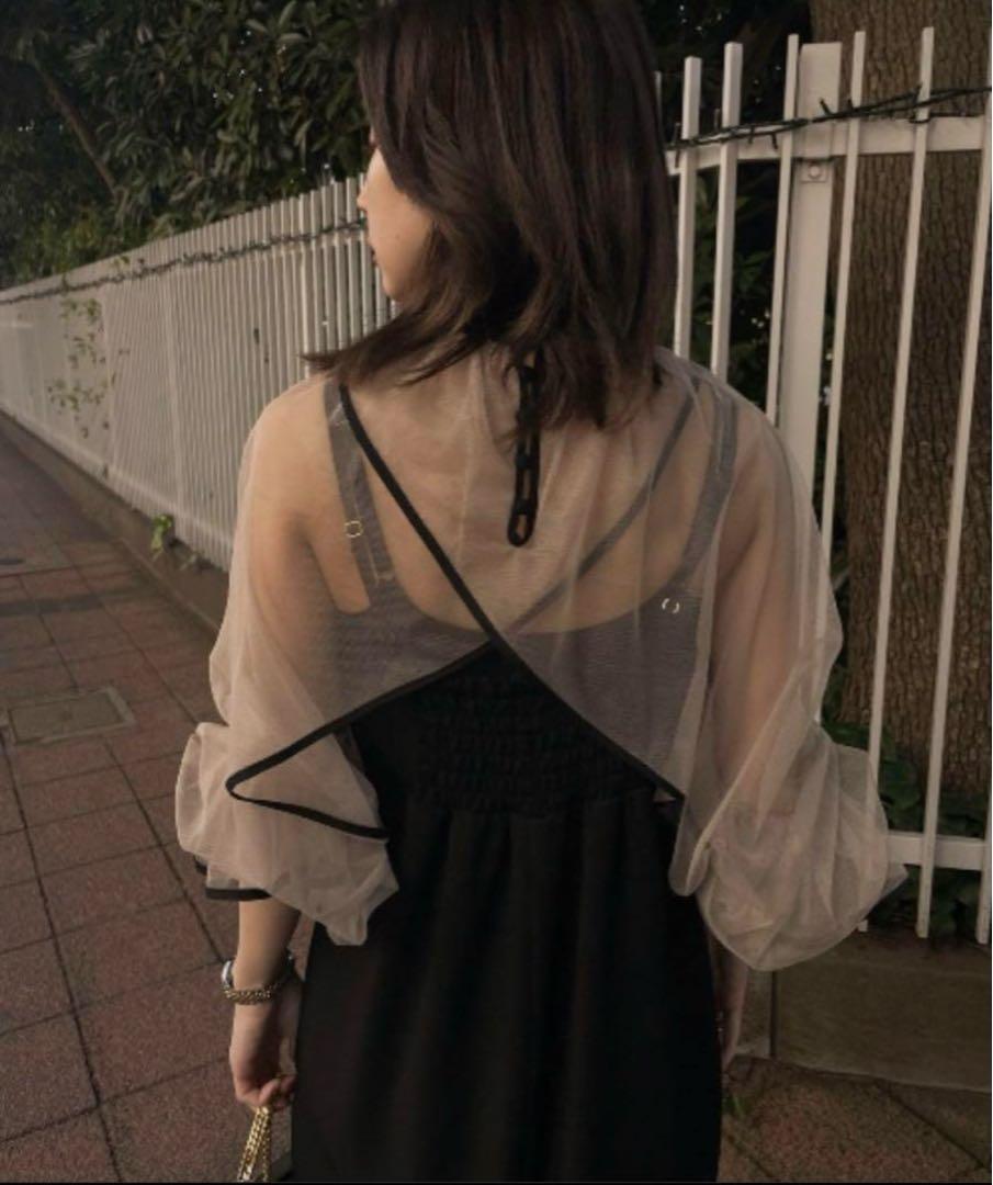 スーツ・フォーマル・ドレス ameri vintage MANY WAY TULLE VEIL DRESS