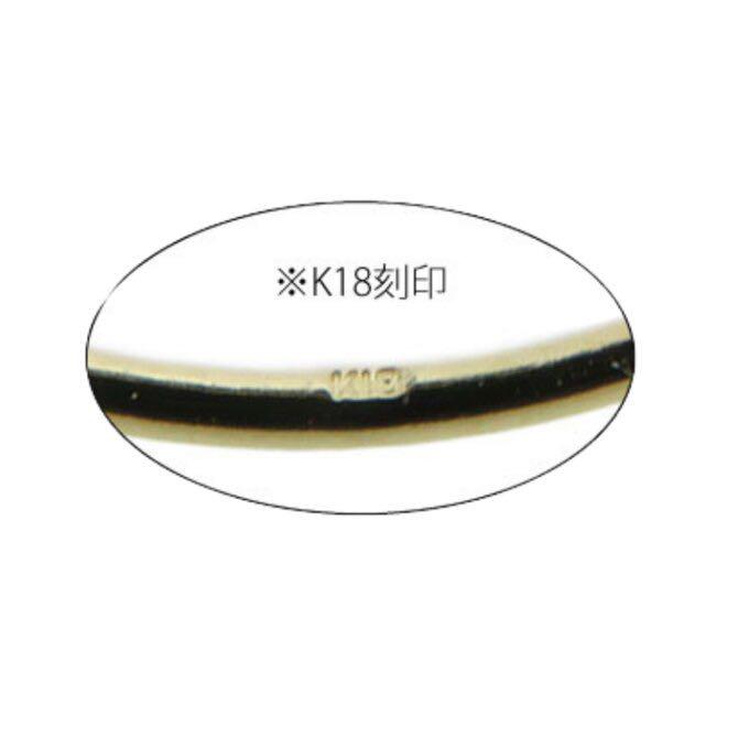 職人ハンドメイド K18 リング 11号 材質証明書付き 18金