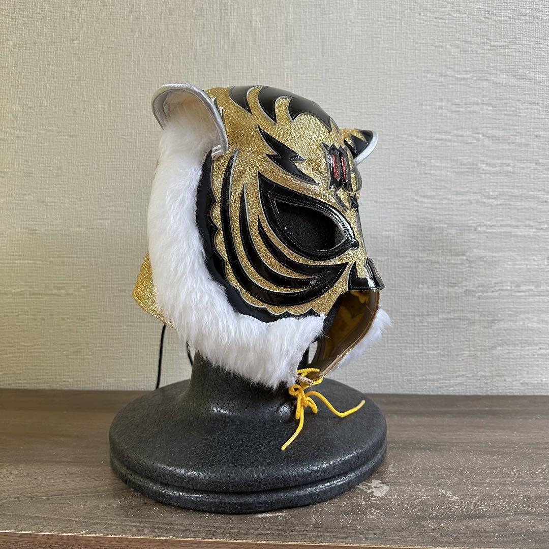 初代 タイガーマスク IIIマーク 金ラメ プロレスマスク