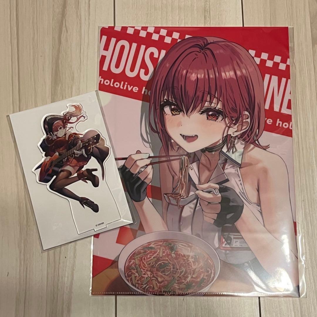 ホロライブ 宝鐘マリン 寿がきや 当選品 アクスタ クリアファイル