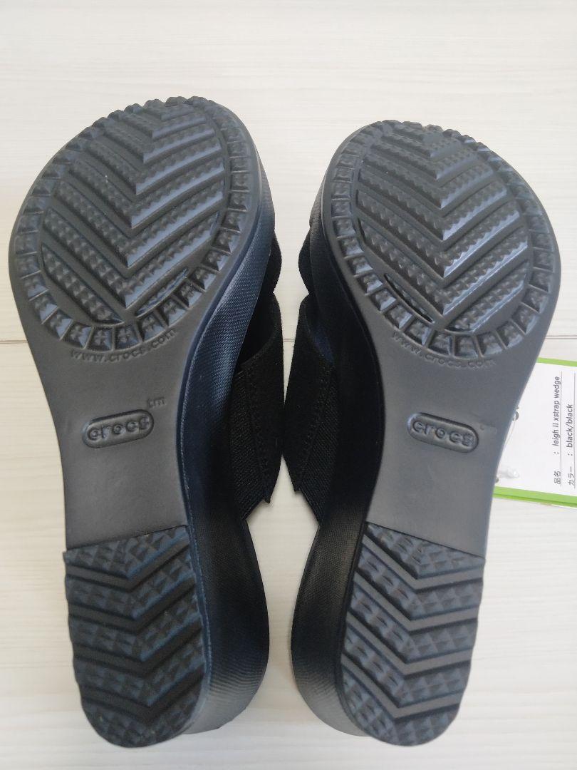 美品クロックス　レイ2 エックスストラップ　W8 新品♢クロックス CROCS レイ2 Xストラップウェッジ W8