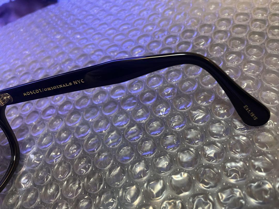 極美品【MOSCOT（モスコット）】LEMTOSH（レムトッシュ）ブラック　46
