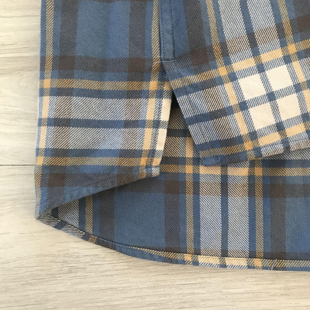 美品＊ドゥーズィエムクラス チェックネルシャツ