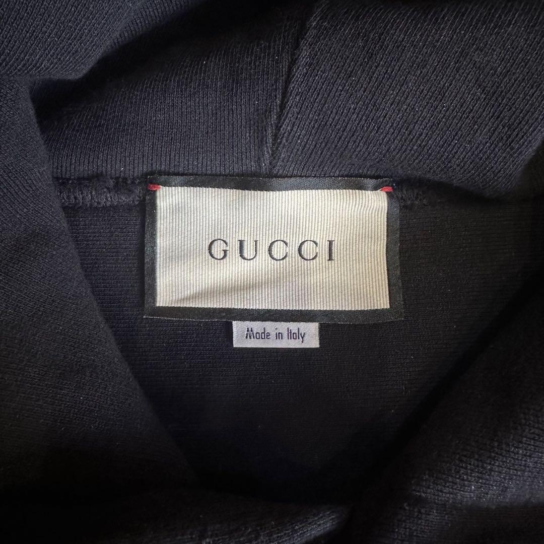 GUCCI スカルスネークエンブロイダリー パーカー