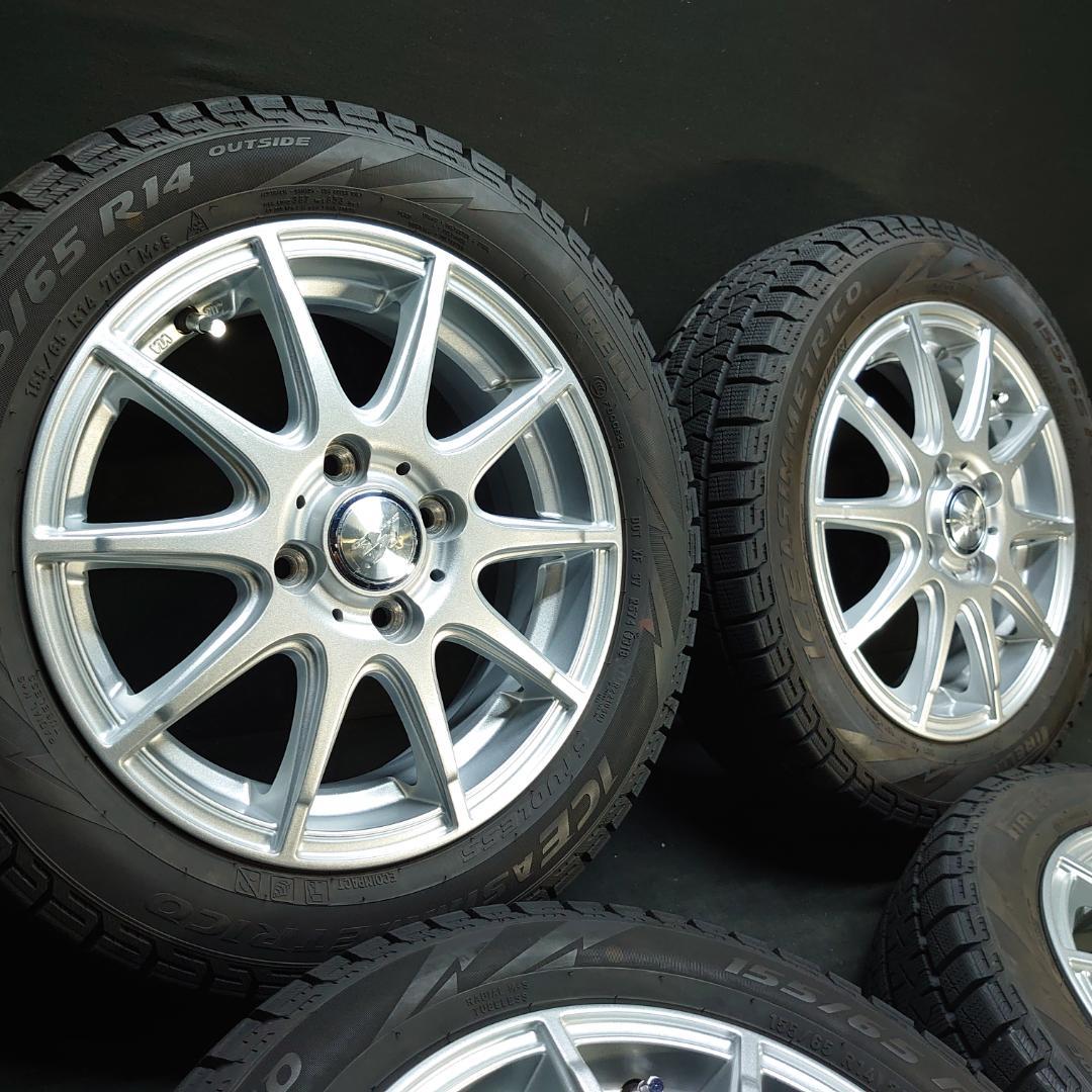 社外アルミ 155/65R14 タント ムーヴ ココア N-BOX ワゴンR
