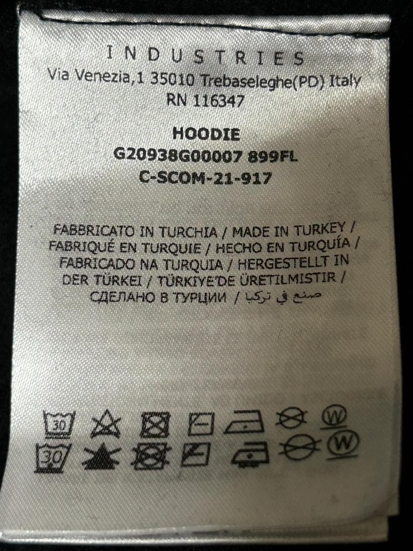 新品☆MONCLER Hoodie Sweater パーカー XL 黒 女性用 新品☆MONCLER Hoodie Sweater パーカー XL 黒 女性用