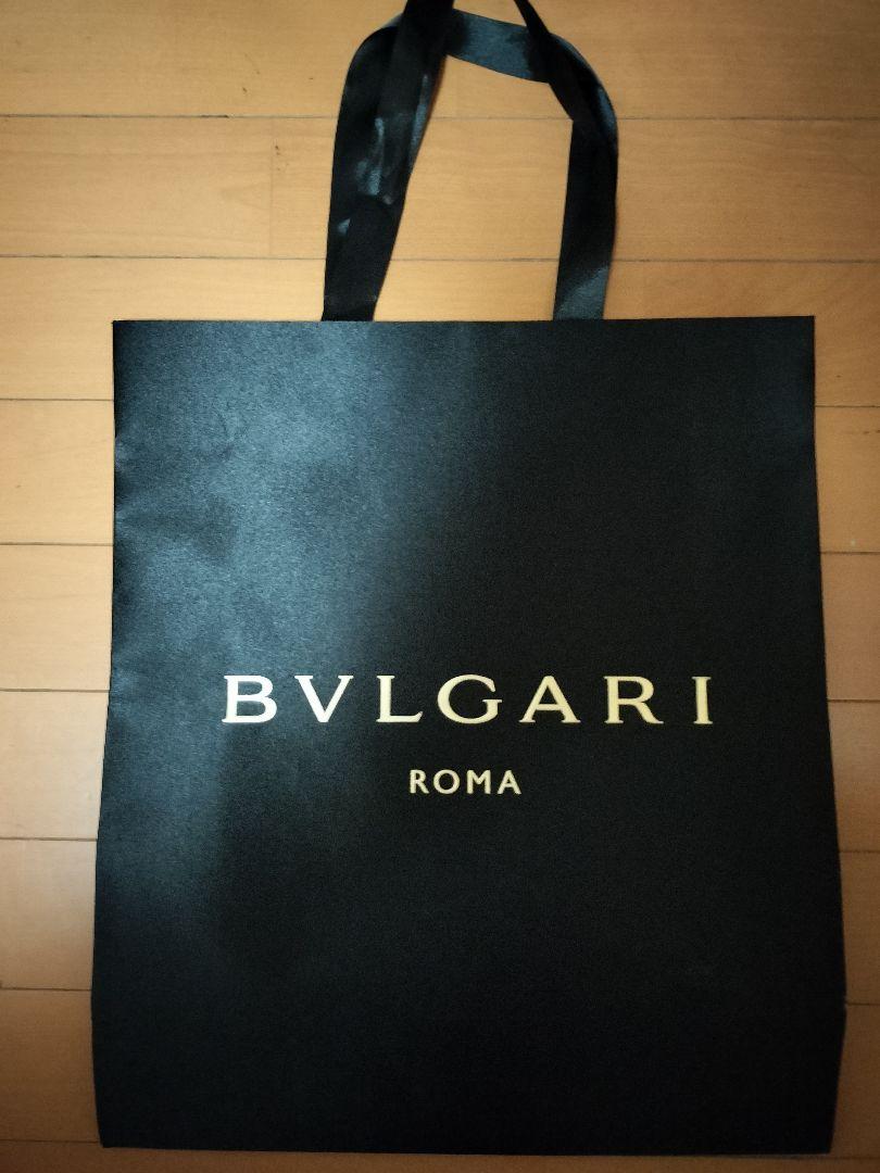 【値下げ断行】BVLGARI ブラック ショッパーバッグ