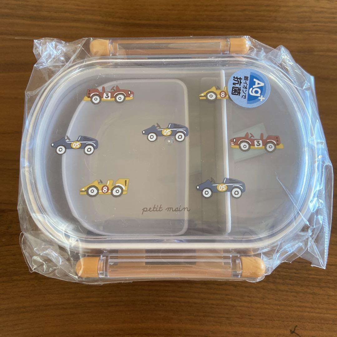 新品未使用　プティマイン　車柄　お弁当グッズ