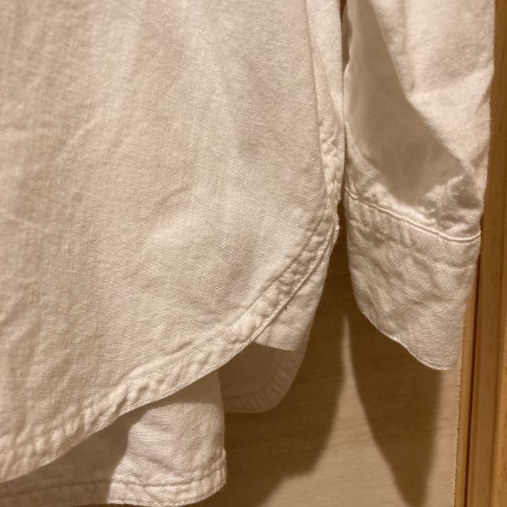 お買い得 argue コットンダンガリーノーカラーシャツ FMvW6-m75270078149 在庫限定品