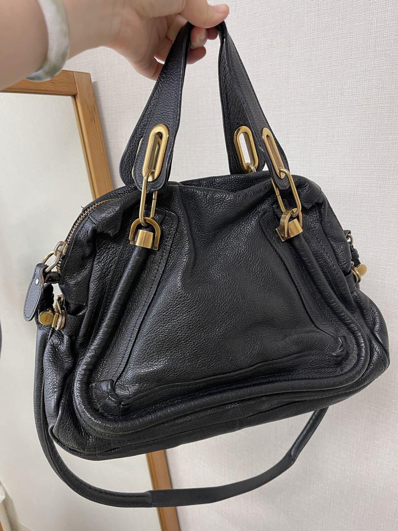 美品Chloeクロエレザー 2way ショルダーバッグ 黒