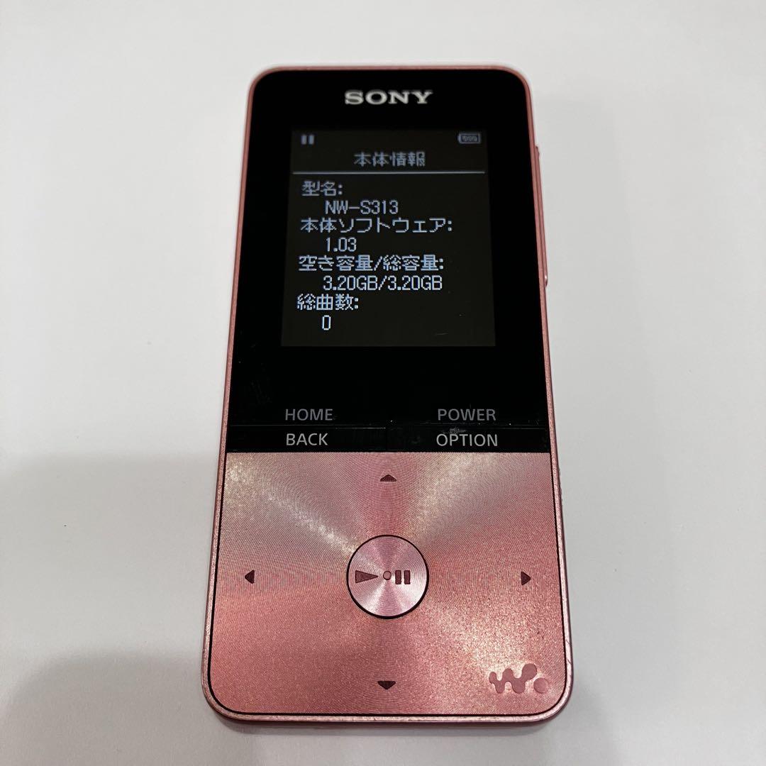 SONY ソニー ウォークマン NW-S313ピンク4GB - メルカリ