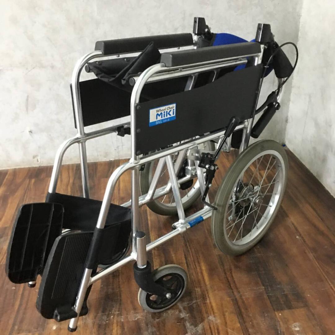 MiKi ミキ BAL-2 BALシリーズ バルシリーズ 介助式 車椅子 折り畳