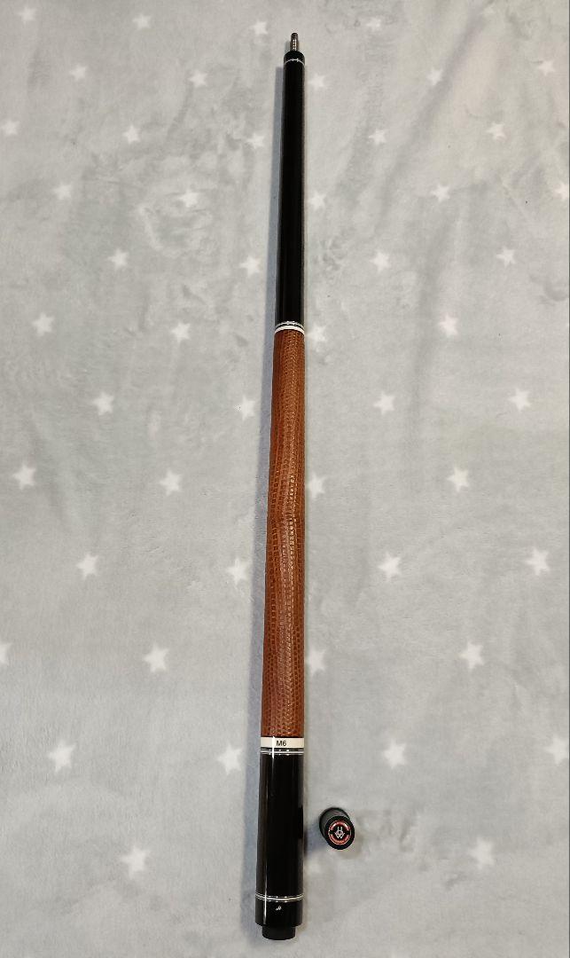 ★How Cue★ハオキュー★M6-RG★極美品★バットのみ★リザード革巻★