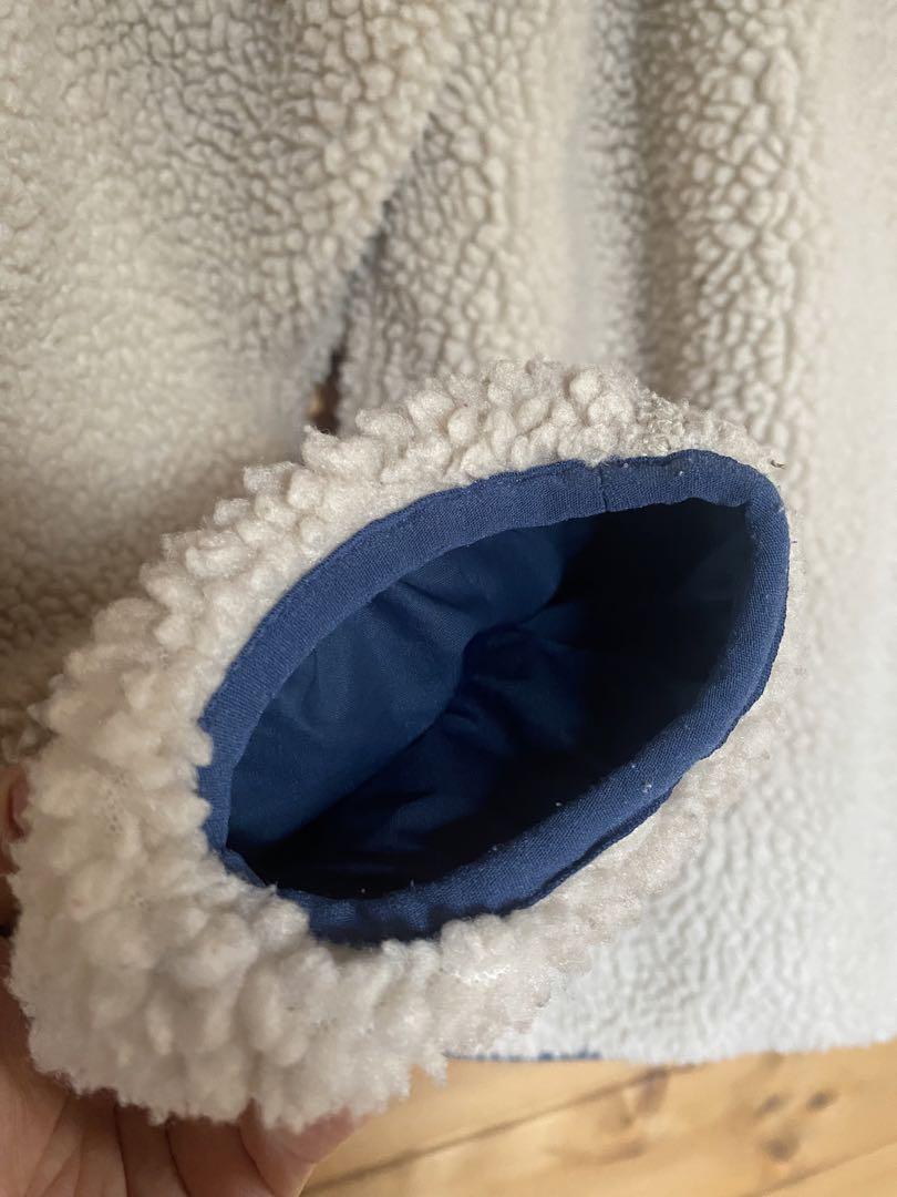 美品Patagonia フリースジャケット クリーム色レトロX