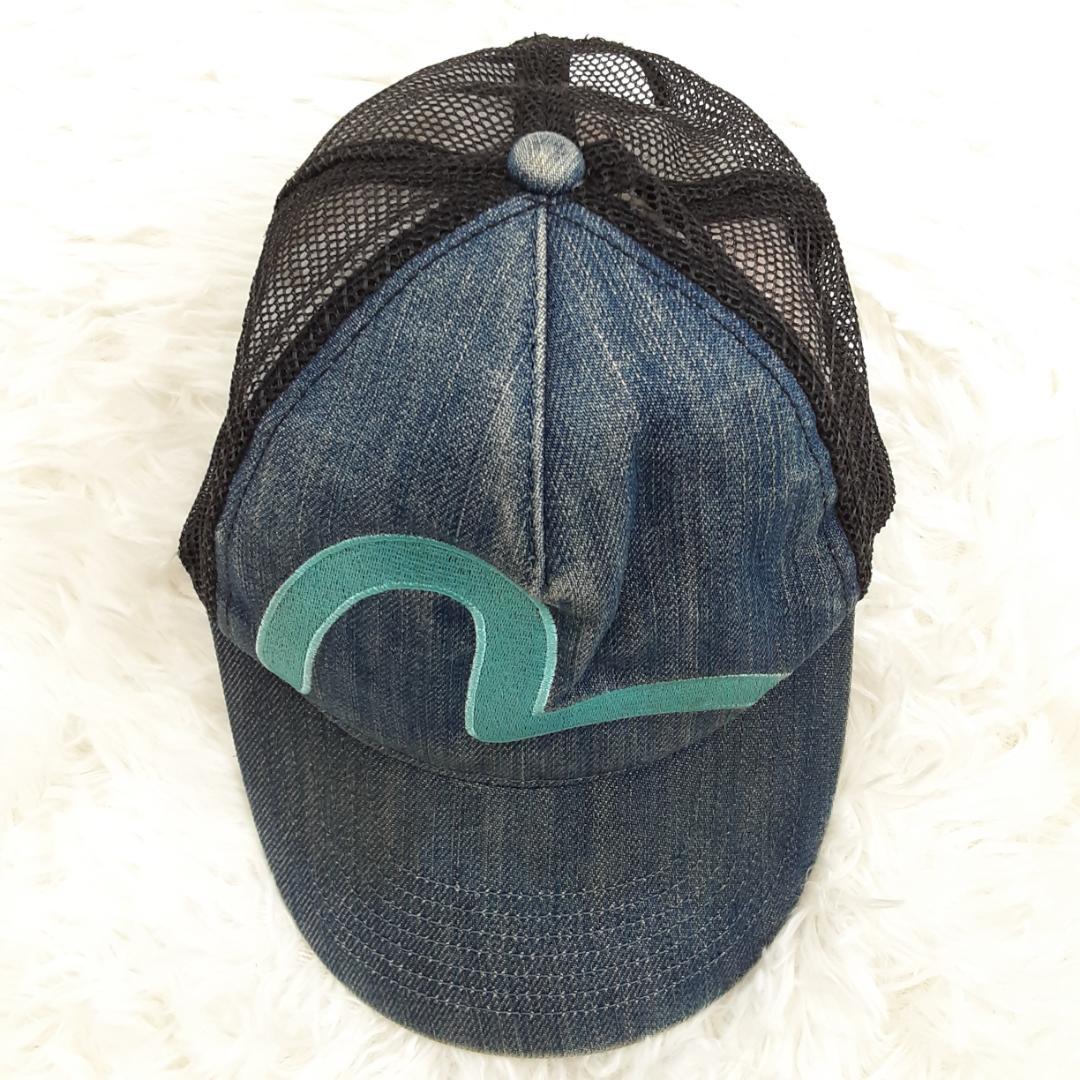 m*o様 美品◎EVISU エヴィス YAMANE メッシュキャップ デニム カ
