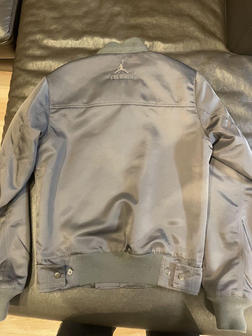 アママニエール　Jordan グレー MA-1ジャケット