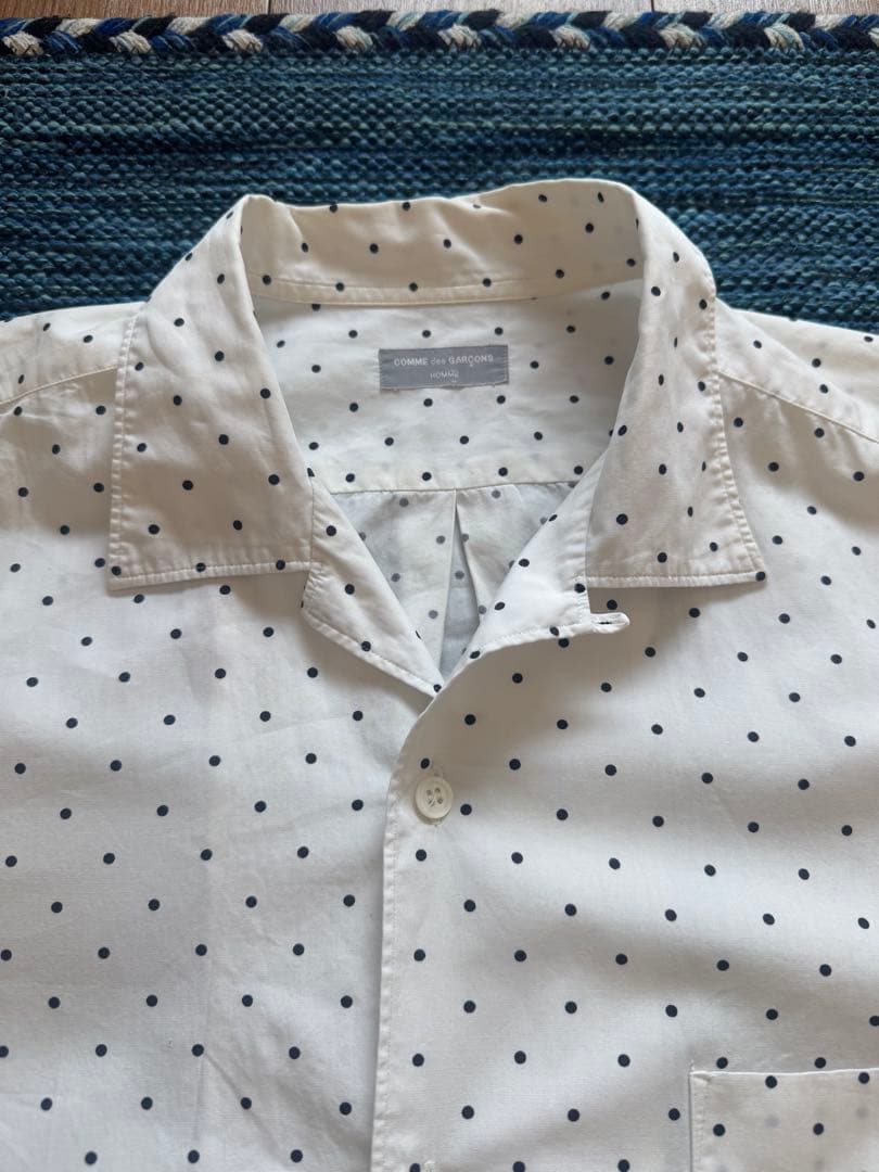 COMMEdesGARCONS HOMME 田中オム 開襟シャツ COMMEdesGARCONS HOMME 田中オム 開襟シャツ
