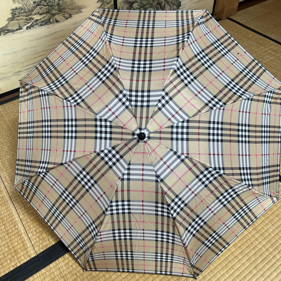 BURBERRY バーバリー 傘 レディース 折りたたみ傘 TRAFALGAR