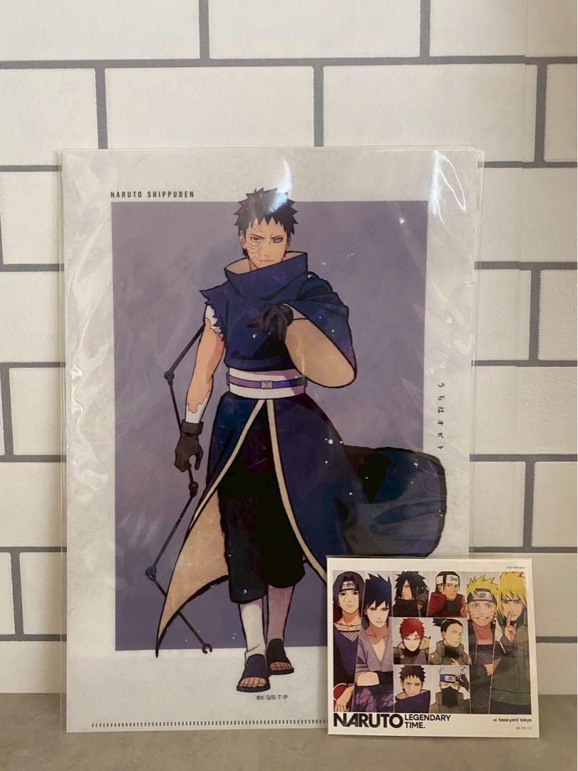 NARUTO ベースヤードトーキョー クリアファイル セット売り NARUTO ベースヤードトーキョー オビト クリアファイル 特典付き