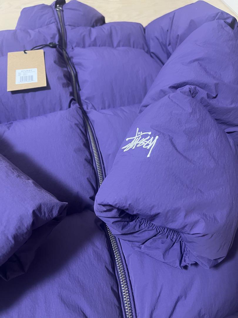 Stussy ダウンジャケット パープル　Sサイズ