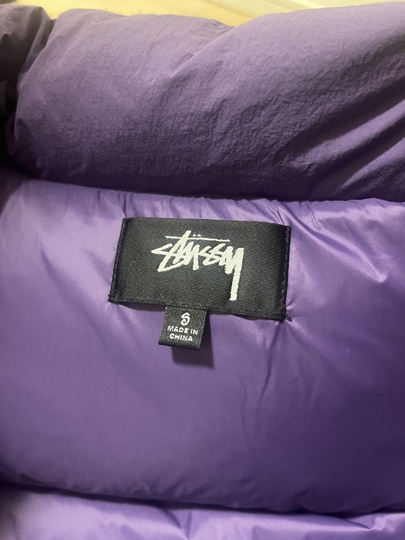 Stussy ダウンジャケット パープル　Sサイズ