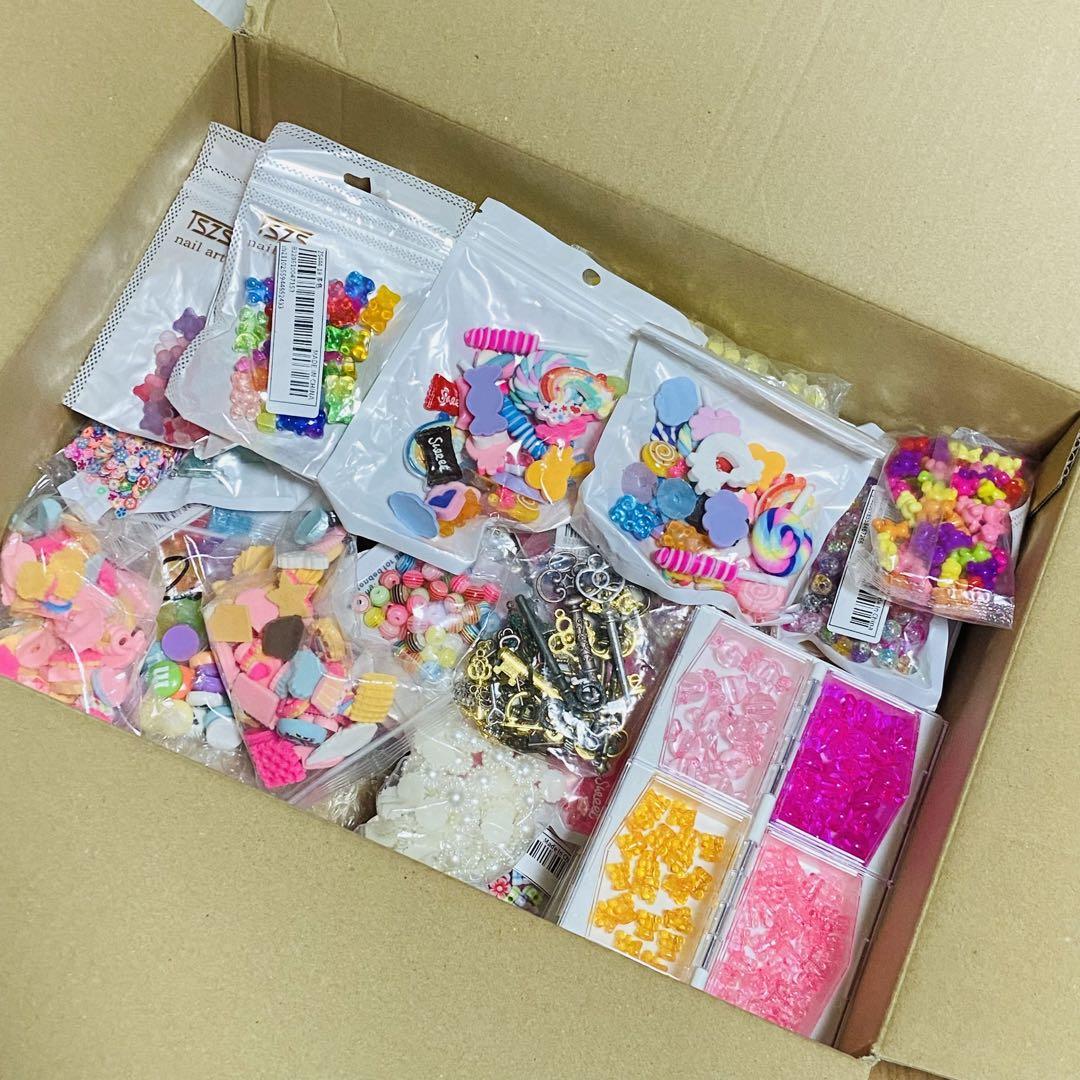 デコパーツ ビーズ ハンドメイド 素材 まとめ売り