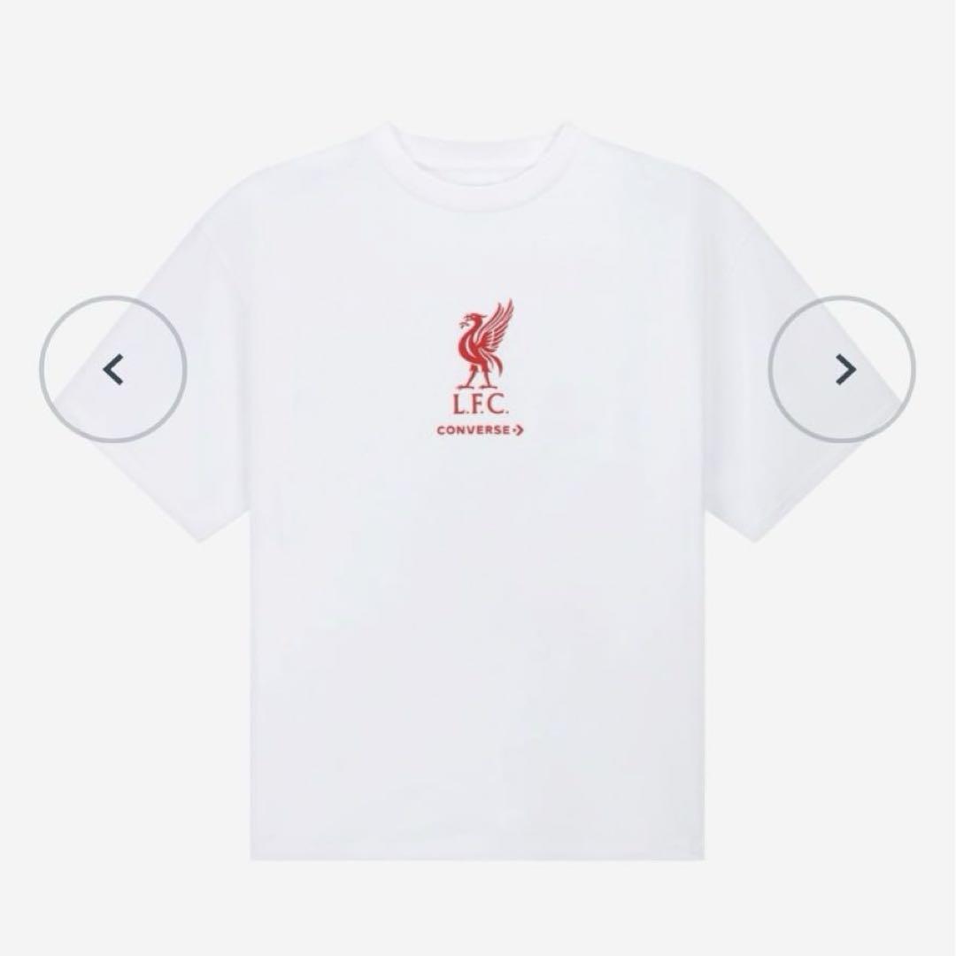 特価ブランド Liverpool✖️Converes コラボTシャツ リバプール✖️コンバース トップス