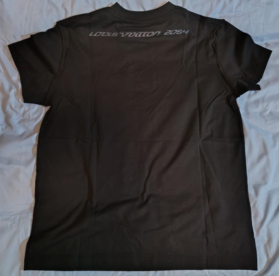 Louis Vuitton ブラック ロゴプリント Tシャツ 新品タグ付き XS