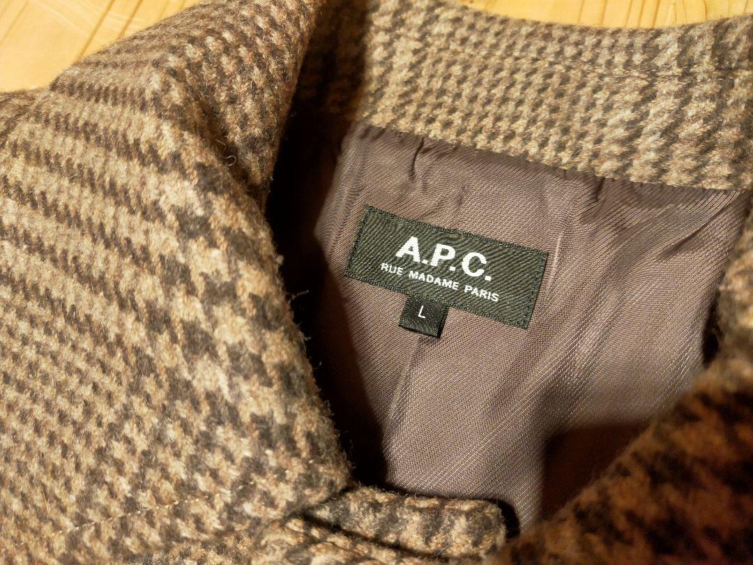 新品同様 A.P.C アーペーセー ウールステンカラーコート