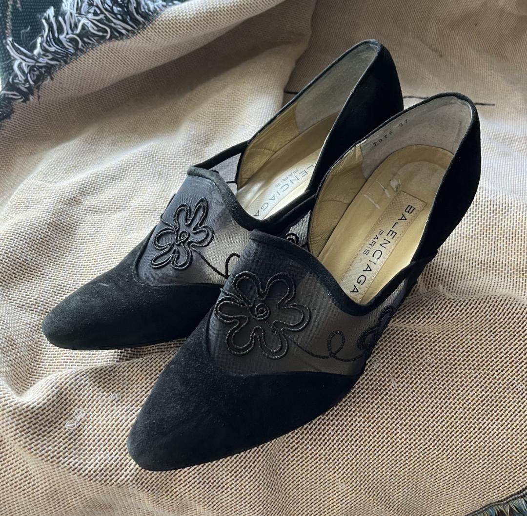 BALENCIAGA AW パンプス ブラック系 Made In Italy Balenciaga Five Finger Shape Mules | italist