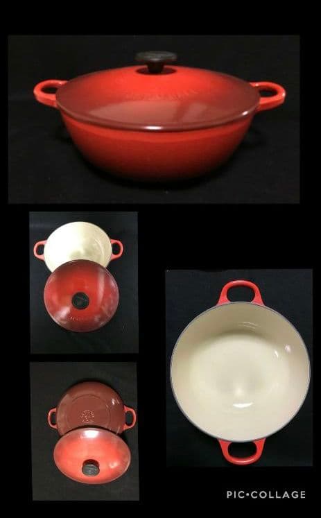 ル・クルーゼ ホーロー鍋/マルミット24cm ココット・ロンド18cm www