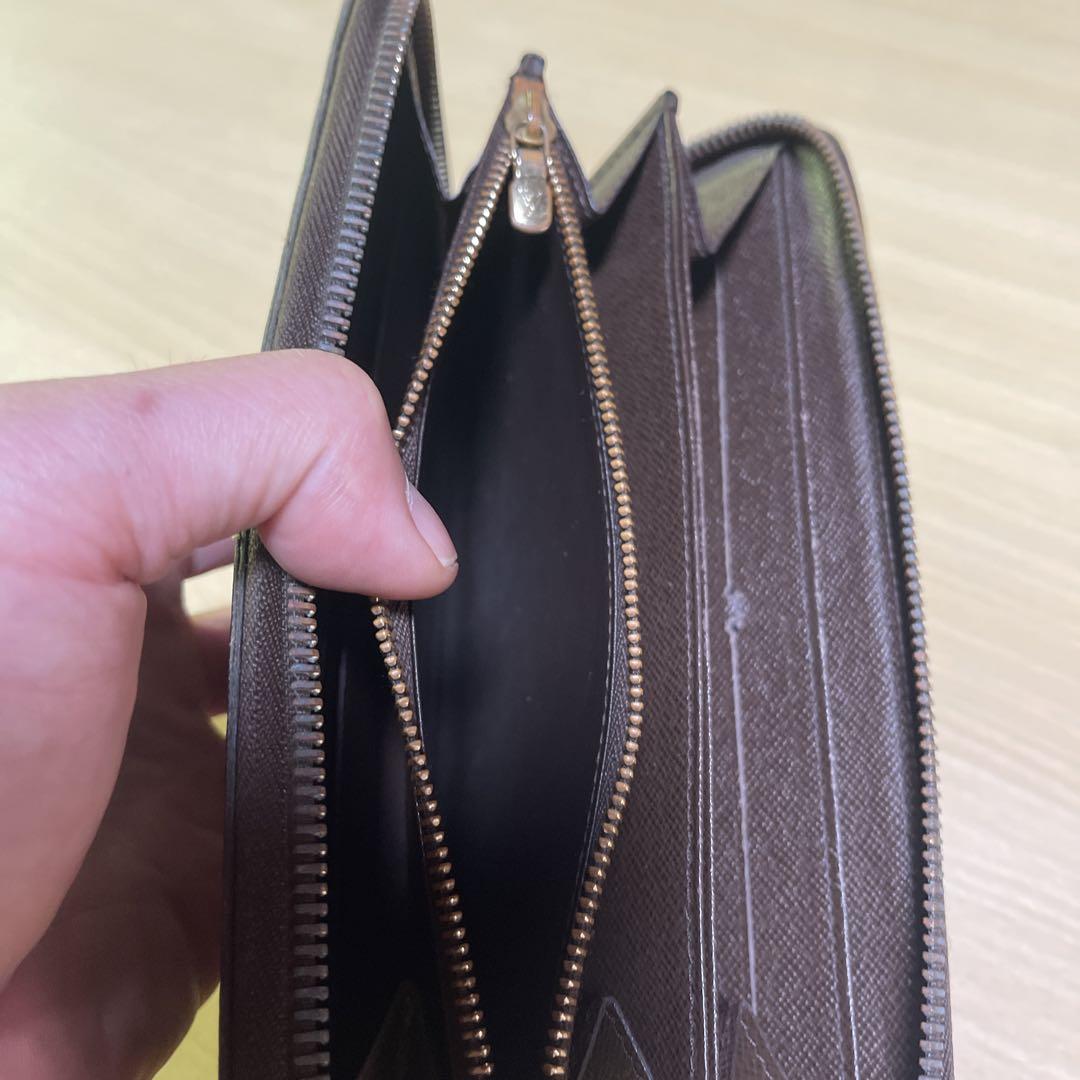 ルイ・ヴィトン　ダミエ柄 長財布　比較的キレイ！