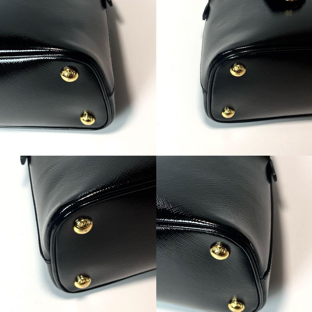 美品・希少✨プラダ 2way ハンドバッグ 三角ロゴ サフィアーノ プロムナード