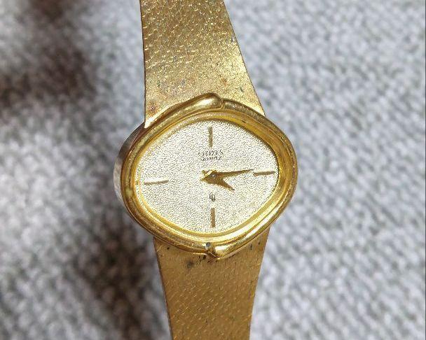 【稼働品レア】CITIZEN Quartz レディース腕時計　珍品レア