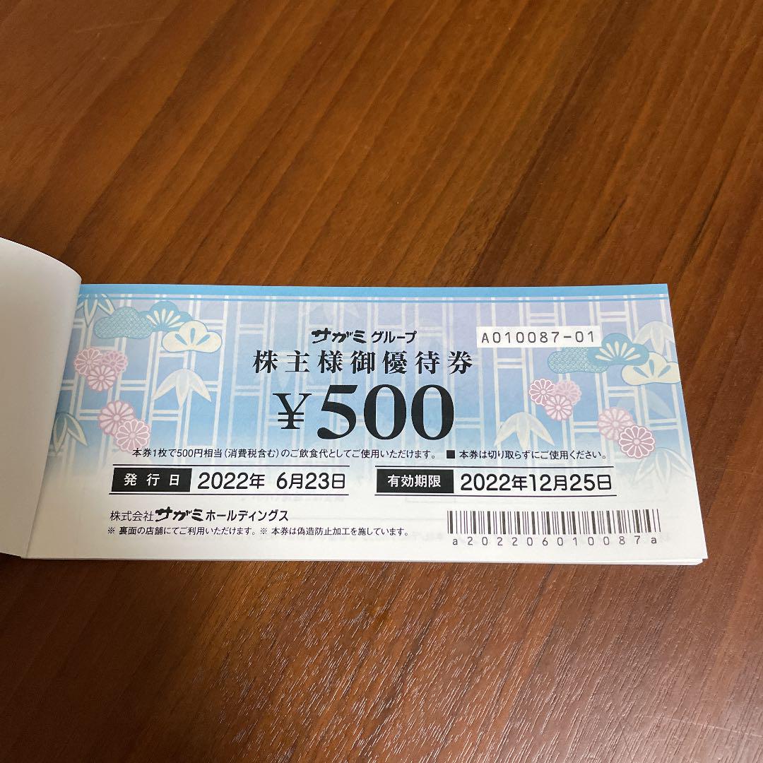 サガミホールディングス 株主優待券