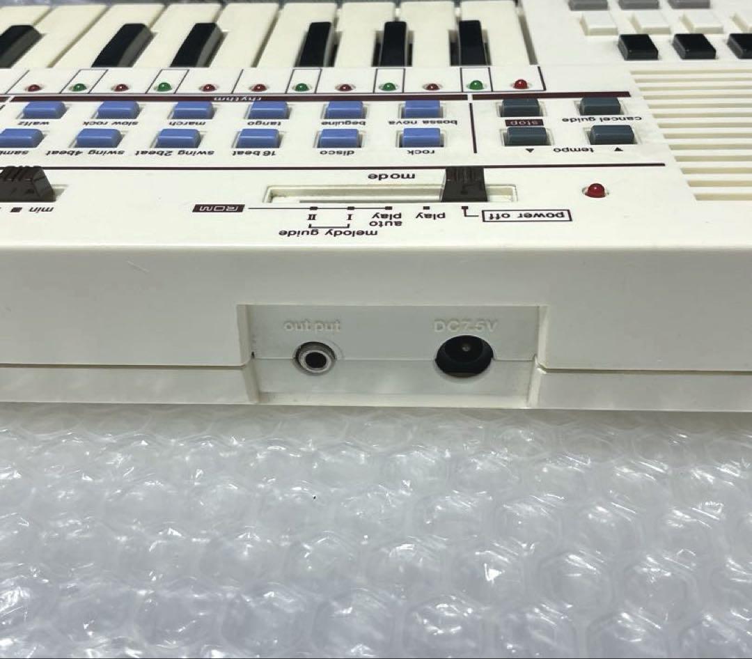 Casio PT-80 ホワイト☆昭和レトロ☆日本製☆セミアナログ音源シンセ☆