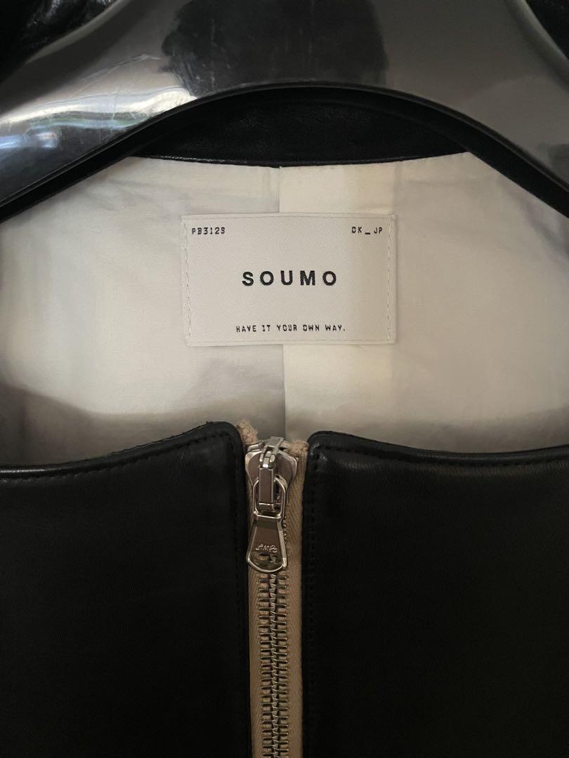 SOUMO HOLLOW LEATHER JACKET ソウモレザージャケット3