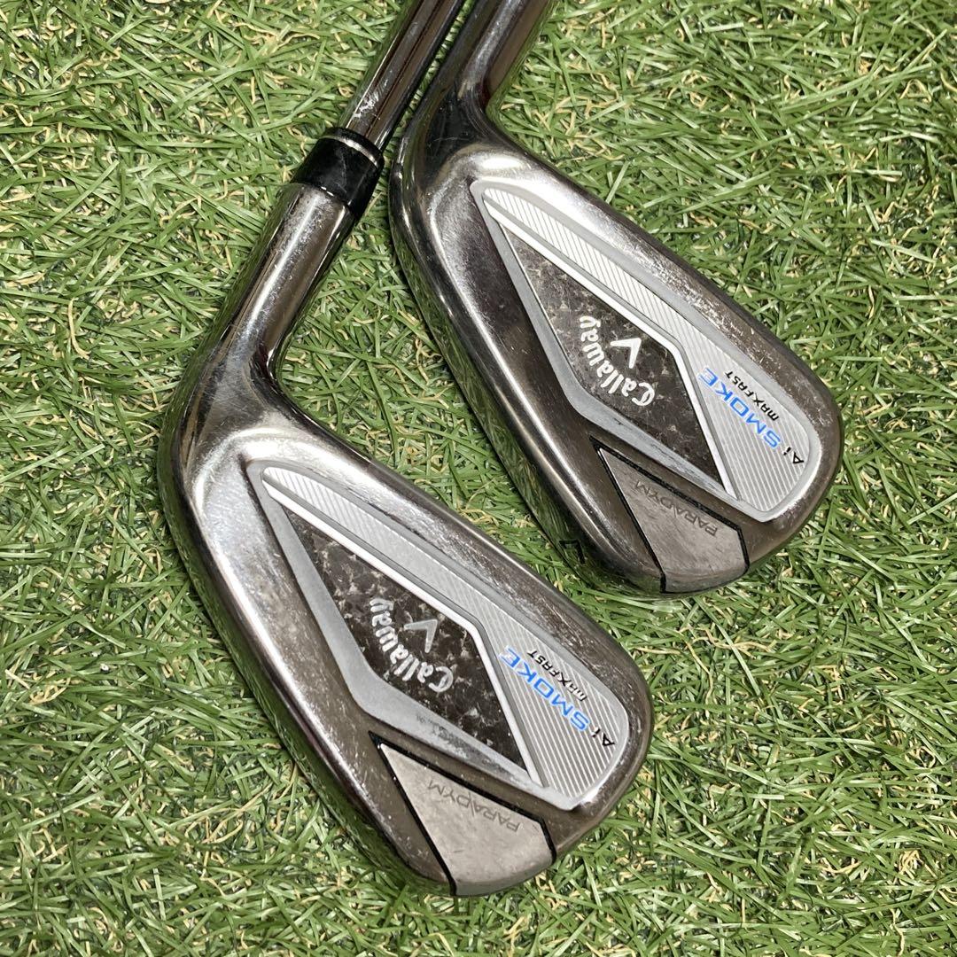 グリップ良好　Callaway Ai SMOKE アイアン5本　2024