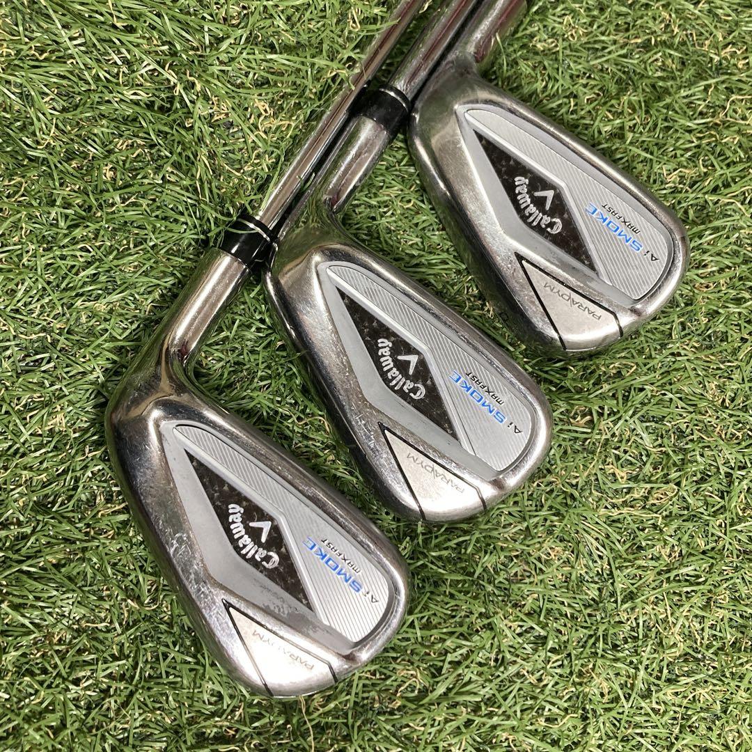 グリップ良好　Callaway Ai SMOKE アイアン5本　2024