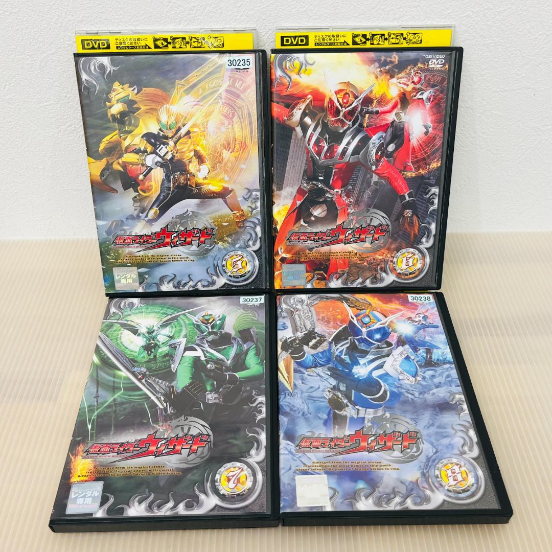 『仮面ライダー  ウイザード』全13巻+劇場版セット レンタル使用済DVD