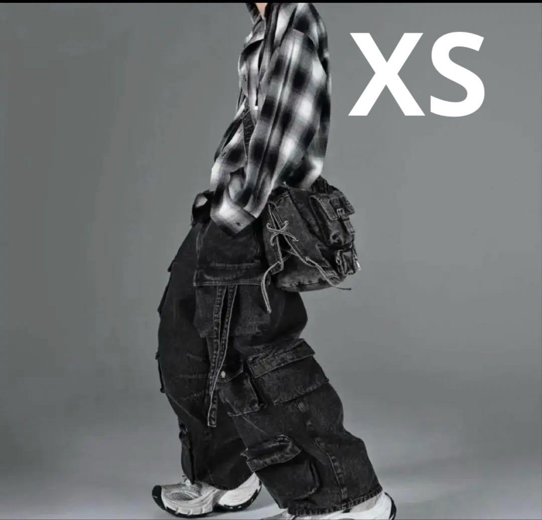 ADRER パラシュートカーゴパンツ　デニム　XSサイズ