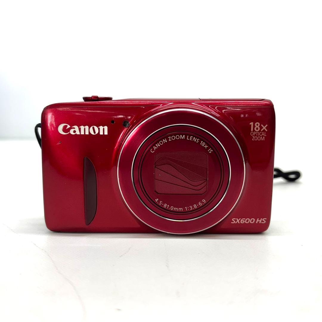 Canon PowerShot デジタルカメラ レッド SX600HS