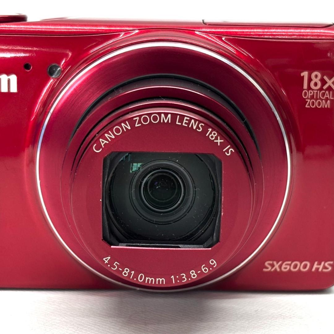 Canon PowerShot デジタルカメラ レッド SX600HS