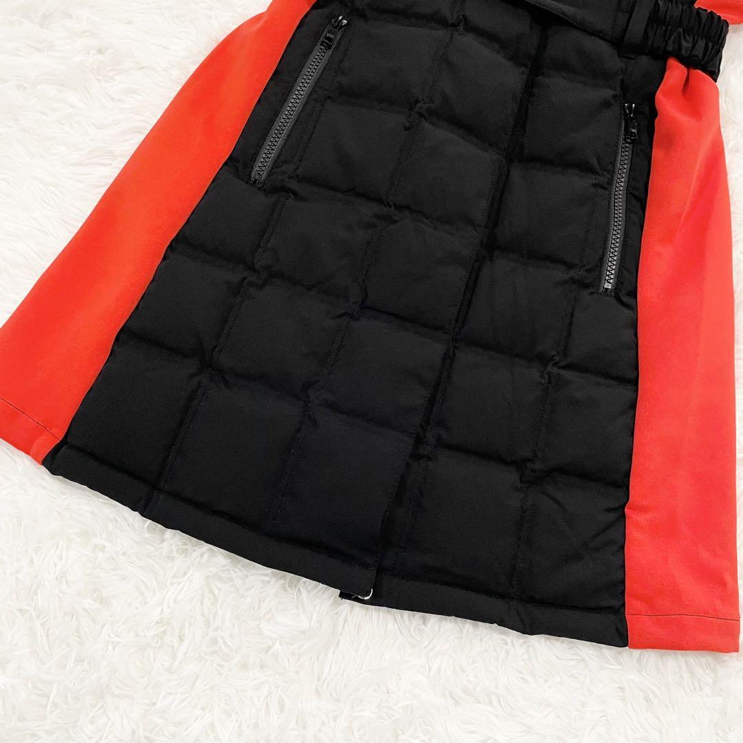 新品 NOELREUSSIR アースロゴダウンワンピース 黒 ゴルフウェア 女性 画像8