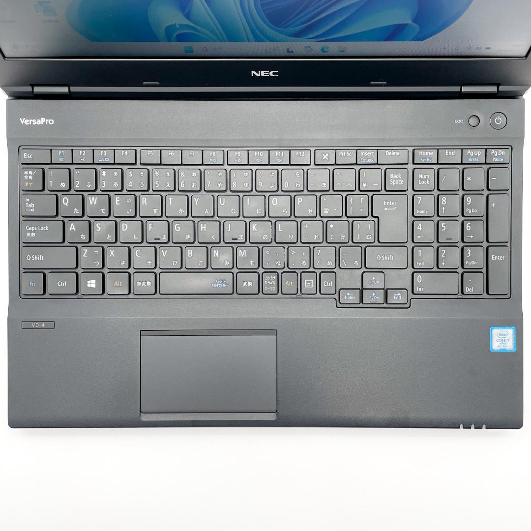 NEC 8世代 i7 ノートパソコン 新品SSD1T メモリ16 オフィス付き