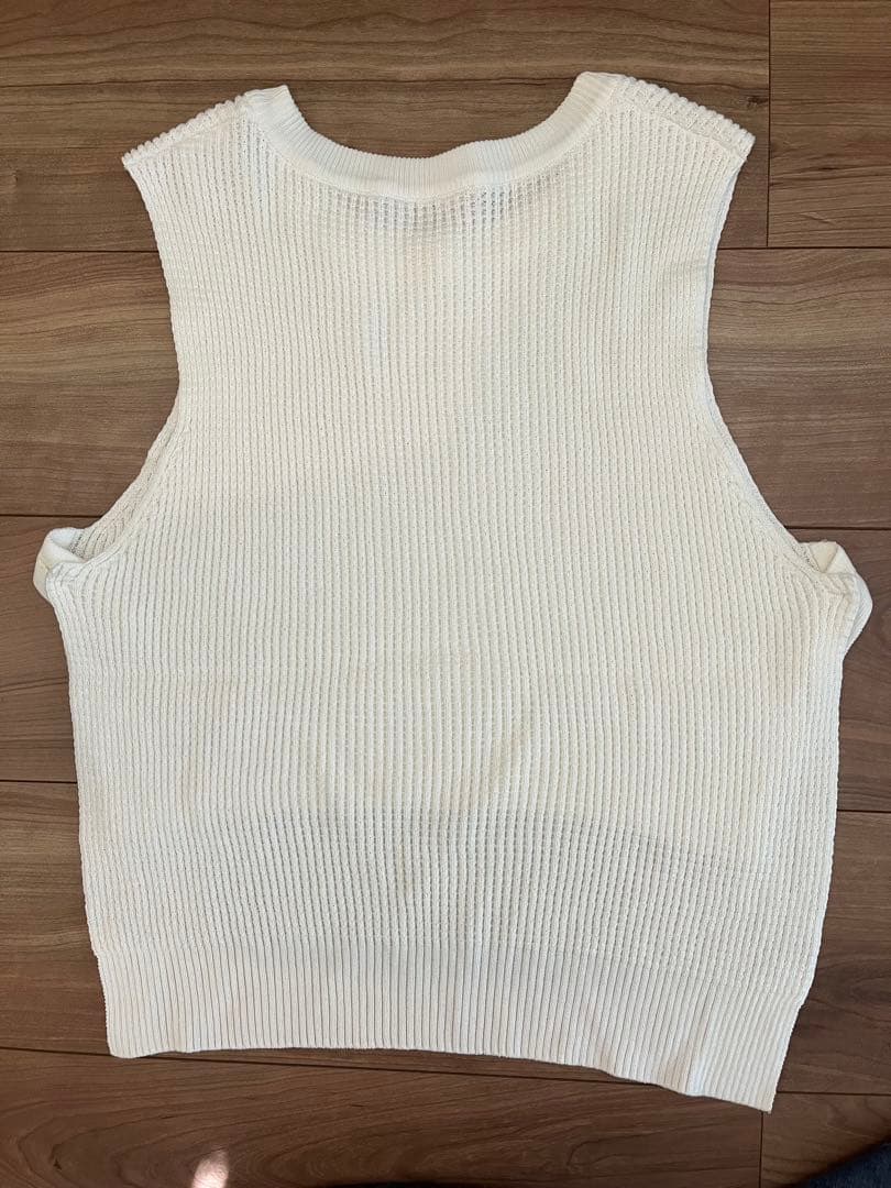 TORICI トリチ 　アイスワッフルベスト　白