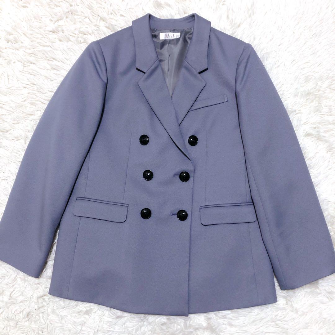 ✨極美品✨エルアンノワール ダブルロングジャケットパンツスーツ 卒服150