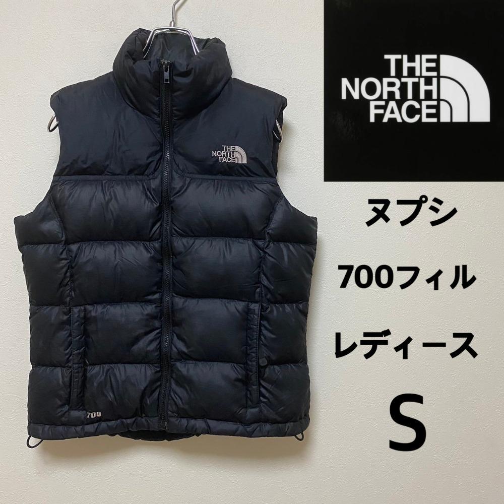 【希少】ヌプシ　ブラック　ダウンベスト　レディース　S 700フィル