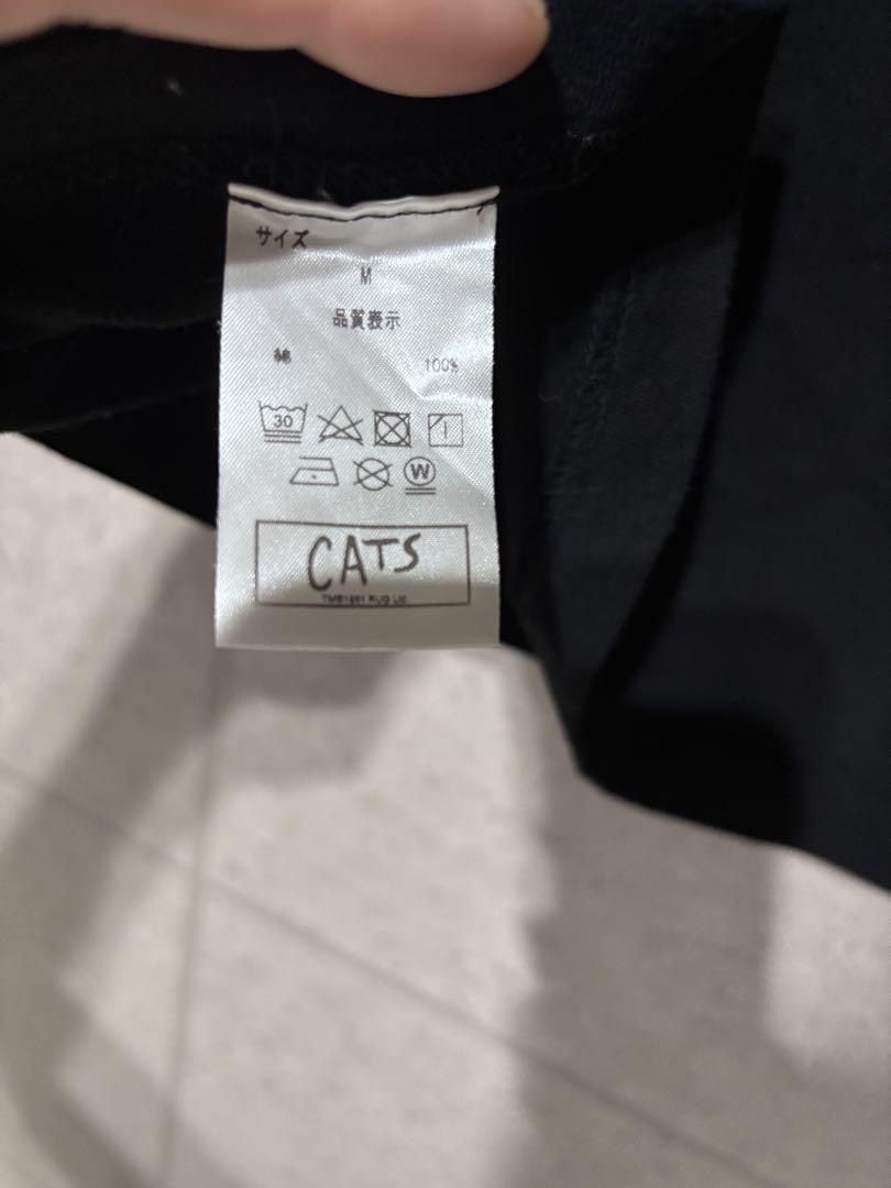 劇団四季 ミュージカル CATS キャッツ　ボア ロゴ　tシャツ M