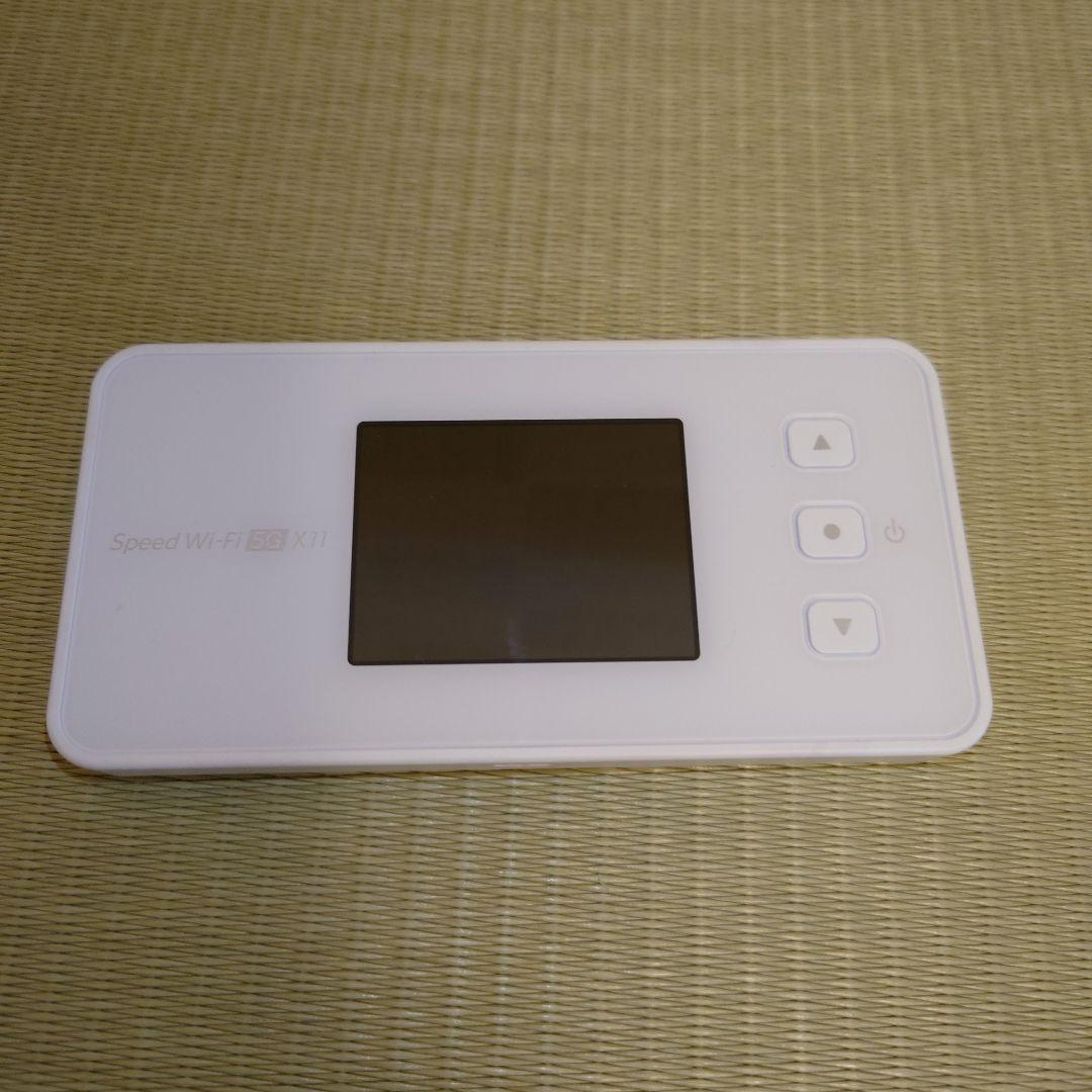 Speed Wi-Fi 5G X11 モバイルルーター クレードル付き WiMAX Speed Wi-Fi 5G X11（パケット無制限） クレードル・有線